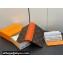 Louis Vuitton Monogram Canvas Passport Cover M82863 Orange 2024