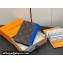 Louis Vuitton Monogram Canvas Passport Cover M82865 Blue 2024