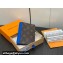 Louis Vuitton Monogram Canvas Passport Cover M82865 Blue 2024