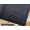 Louis Vuitton Leather Pocket Organizer LV Blason M83192 Black