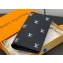 Louis Vuitton Leather Brazza Wallet LV Blason M83190 Black