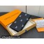 Louis Vuitton Leather Brazza Wallet LV Blason M83190 Black