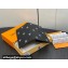 Louis Vuitton Leather Brazza Wallet LV Blason M83190 Black