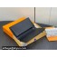 Louis Vuitton Leather Brazza Wallet LV Blason M83190 Black