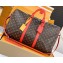 Louis Vuitton Monogram Canvas Keepall Bandoulière 50 Bag M46769 Red 2024