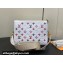 Louis Vuitton Lambskin Coussin PM Bag M23466 White 2024