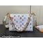 Louis Vuitton Lambskin Coussin PM Bag M23466 White 2024