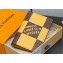 Louis Vuitton Damier Pop Canvas Pocket Organizer Wallet N40596 Yellow 2024