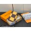 Louis Vuitton Damier Pop Canvas Pocket Organizer Wallet N40596 Yellow 2024