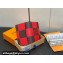 Louis Vuitton Damier Pop Canvas Pocket Organizer Wallet N40614 Red 2024