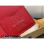 Louis Vuitton Damier Pop Canvas Pocket Organizer Wallet N40614 Red 2024