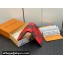 Louis Vuitton Damier Pop Canvas Multiple Wallet N40542 Red 2024