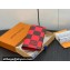 Louis Vuitton Damier Pop Canvas Brazza Wallet N40541 Red 2024
