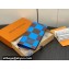 Louis Vuitton Damier Pop Canvas Brazza Wallet N40541 Blue 2024