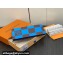 Louis Vuitton Damier Pop Canvas Brazza Wallet N40541 Blue 2024