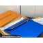 Louis Vuitton Damier Pop Canvas Brazza Wallet N40541 Blue 2024