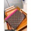 Louis Vuitton Monogram Canvas Pochette Voyage MM Bag M82858 Fuchsia 2024