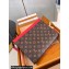 Louis Vuitton Monogram Canvas Pochette Voyage MM Bag M82857 Red 2024