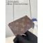 Louis Vuitton Monogram Canvas Romy Card Holder M81881 Red