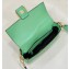 Fendi Nappa Leather Medium Baguette Bag Light Green