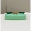 Fendi Nappa Leather Mini Baguette bag Light Green