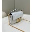 Fendi Nappa Leather Mini Baguette bag White