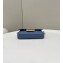 Fendi Nappa Leather Mini Baguette bag blue