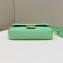 Fendi Nappa Leather Medium Baguette Bag Light Green