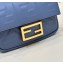 Fendi Nappa Leather Mini Baguette bag blue