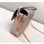 Fendi Nappa Leather Mini Baguette bag Pink Gold