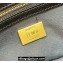 Fendi by Stefano Pilati Medium Baguette Bag handle with metal FENDI lettering in Black nappa leather 2024