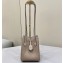 Fendi Origami Mini bag Dove gray leather that can be transformed 2024