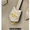 Fendi Origami Mini bag Dove gray leather that can be transformed 2024