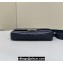 Fendi Nappa Leather Medium Baguette Bag Midnight blue