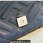 Fendi Nappa Leather Medium Baguette Bag Midnight blue