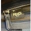 Fendi Nappa Leather Medium Baguette Bag Midnight blue