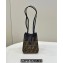 Fendi Origami Mini bag Brown FF jacquard fabric that can be transformed 2024
