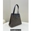 Fendi Origami Large bag Brown FF jacquard fabric that can be transformed 2024