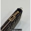 Fendi Baguette Pouch clutch with chain Bag in Brown jacquard FF fabric