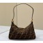 Fendi Vintage Hobo Bag in Brown jacquard FF fabric 8299