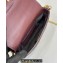 Fendi Nappa Leather Mini Baguette bag Burgundy