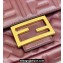 Fendi Nappa Leather Medium Baguette Bag Burgundy