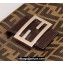 Fendi Vintage Hobo Bag in Brown jacquard FF fabric 8332