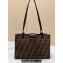 Fendi Vintage Mini Tote Bag in Brown jacquard FF fabric 8316s