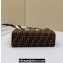 Fendi Vintage Mini Tote Bag in Brown jacquard FF fabric 8316s