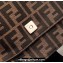 Fendi Vintage Hobo Bag in Brown jacquard FF fabric 8331