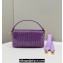 Fendi Medium Baguette Bag with Purple crystals