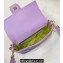 Fendi Medium Baguette Bag with Purple crystals
