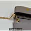 Fendi Nano Baguette Chain Bag Leather Gray