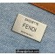 Fendi Medium Baguette bag in Denim Blue with FF embroidery